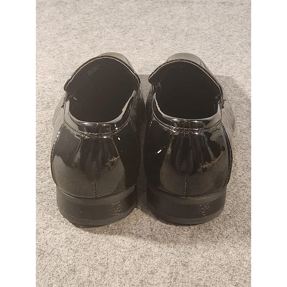 Calvin Klein Shoes Mens Size‎ 10 Black Patent Leather Monk Strap Dress 34F1511